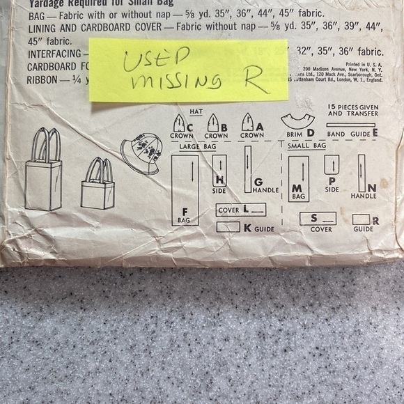 VINTAGE 1970’s Rick-rack appliqué pattern simplicity 6430. 159 - Picture 3 of 4